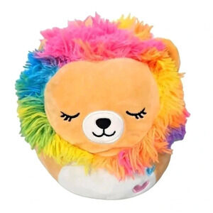 Squishmallows Rainbow Leonard The Lion 8" Plush Toy